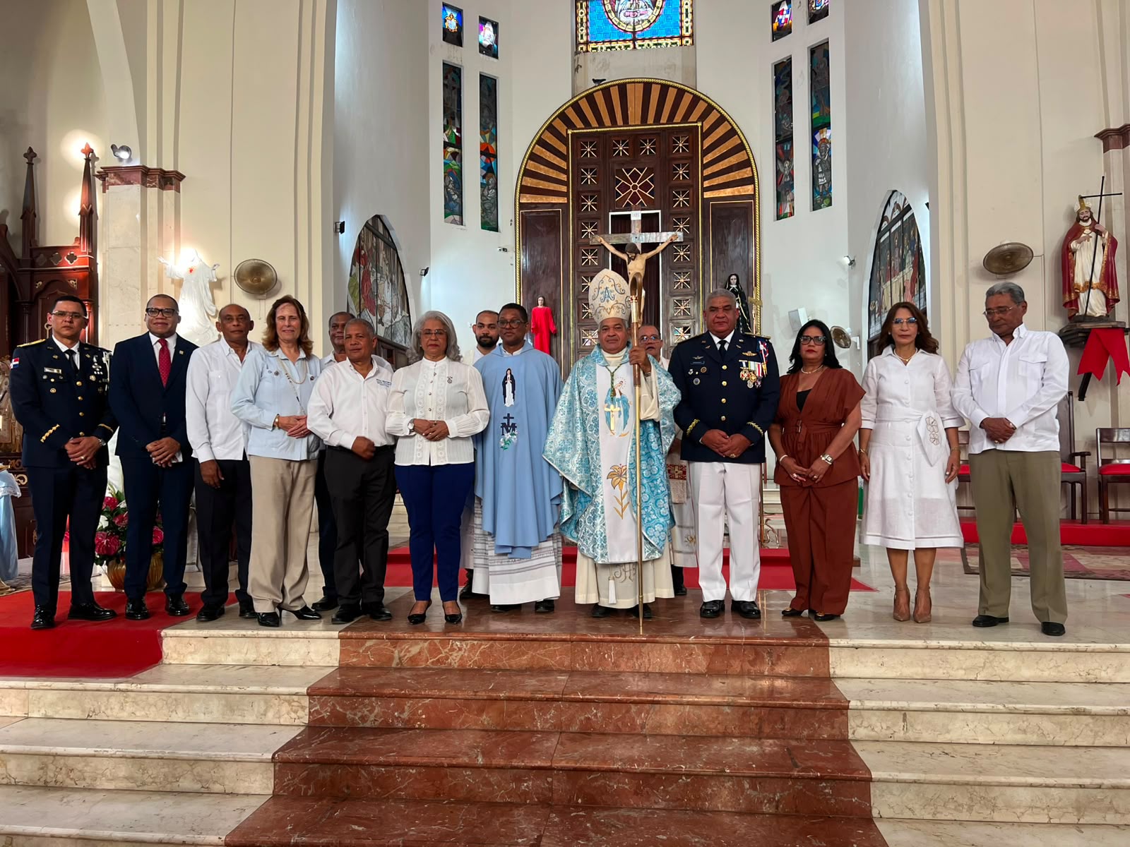 Gobernadora Claritza Rochtte participa en misa solemne por el Día de Nuestra Señora del Carmen